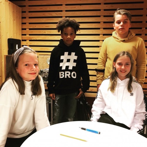 ! LAG NEDRE-L 1 BESTO AV: Tiril Srben, Emilio Kiani Ripel Frederico, Ida Bygard og Embrik Veslegard Knudsen (reserve).