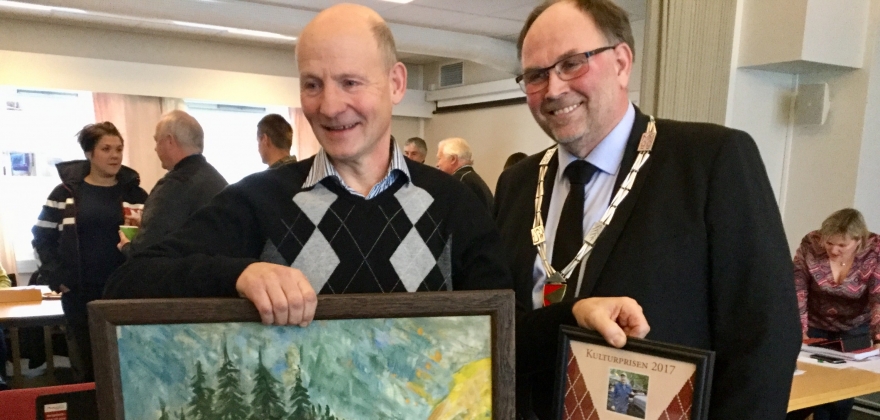 Kulturprisen 2017 for Nes kommune til Johannes Høva Kulturprisen 2017 for Nes kommune til Johannes Høva