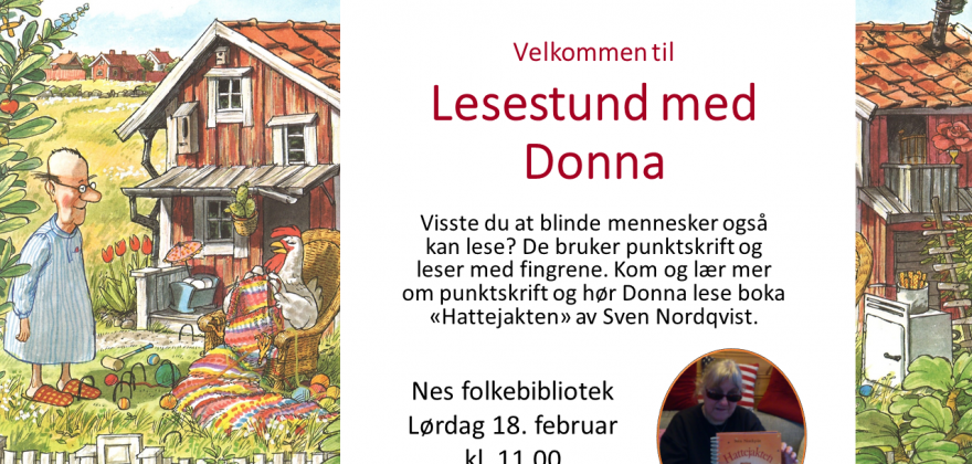 Lesestund med Donna.